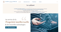 Desktop Screenshot of leclercq-avocat.com